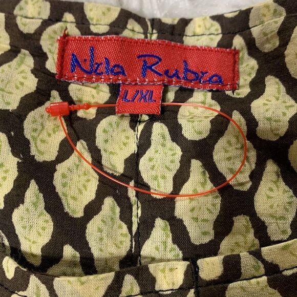 NILA Rubin Kajol Pants Hand Block Printed Pure Cotton Palazo Pants women’s L/XL - Picture 5 of 11